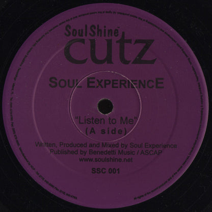 Soul Experience - Soul Experience EP (12", EP)