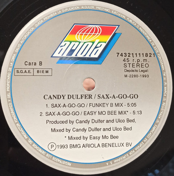Candy Dulfer : Sax-A-Go-Go (12")