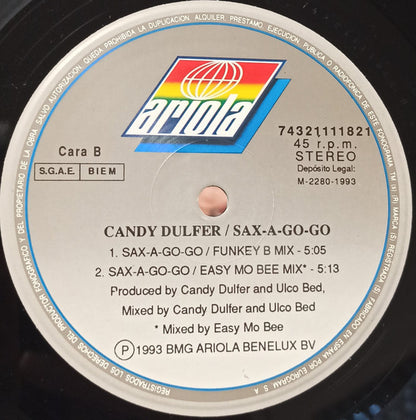 Candy Dulfer : Sax-A-Go-Go (12")