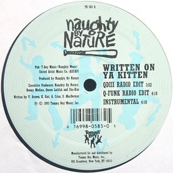 Naughty By Nature : Written On Ya Kitten / Klickow-Klickow (12")