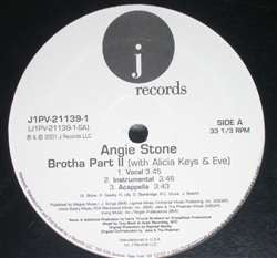 Angie Stone - Brotha Part II (12", Promo)