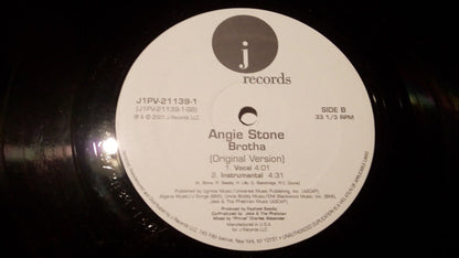 Angie Stone : Brotha Part II (12", Promo)