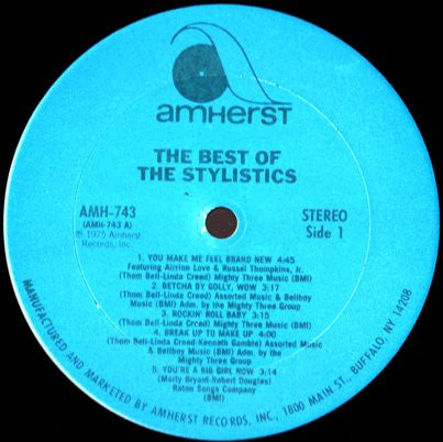 The Stylistics - The Best Of The Stylistics (LP, Comp, RE)