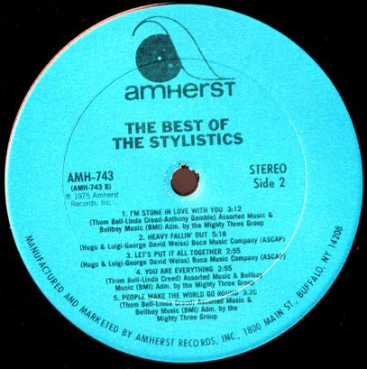 The Stylistics - The Best Of The Stylistics (LP, Comp, RE)