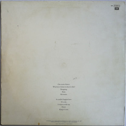 Pet Shop Boys : Actually (LP, Album)