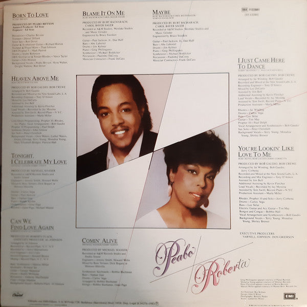 Peabo Bryson & Roberta Flack - Born To Love (LP, Album)