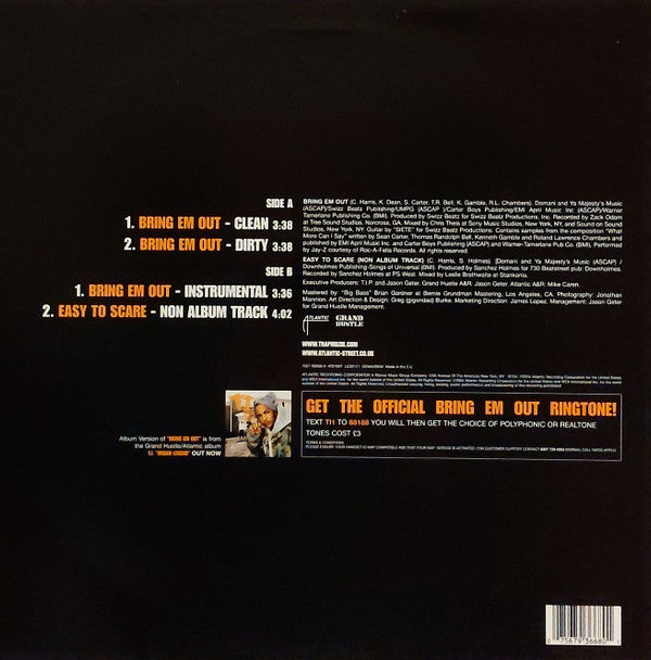 T.I. : Bring Em Out (12")