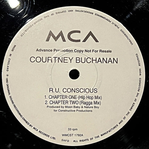 Courtney Buchanan : R U Conscious  (12", Promo)