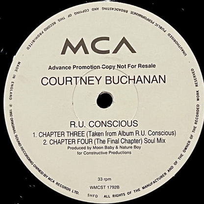 Courtney Buchanan : R U Conscious  (12", Promo)