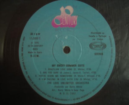 Love Unlimited Orchestra : My Sweet Summer Suite (LP, Album)