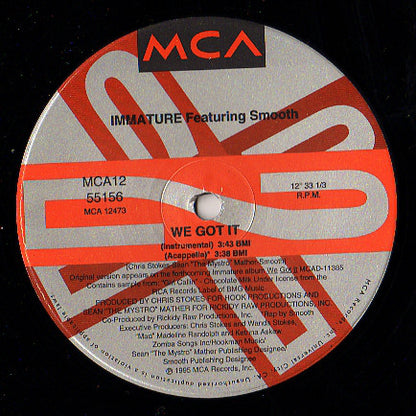 Immature : We Got It (12", Single)