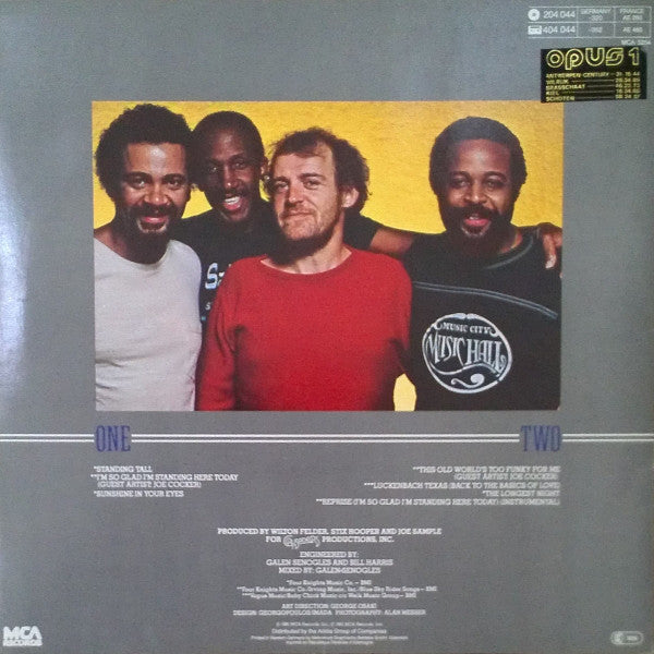 The Crusaders : Standing Tall (LP, Album)