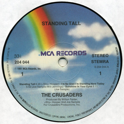 The Crusaders : Standing Tall (LP, Album)