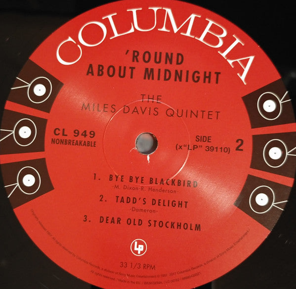 Miles Davis - 'Round About Midnight (LP, Album, Mono, RE, 180)