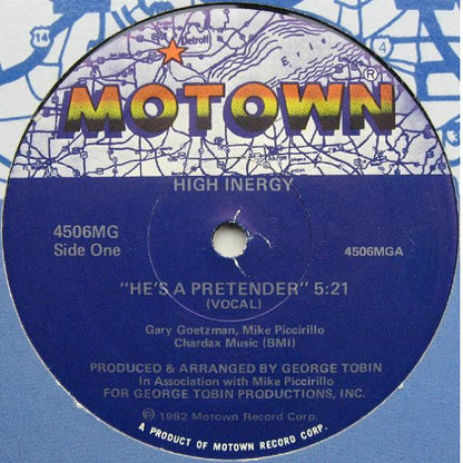 High Inergy - He's A Pretender (12", Single)