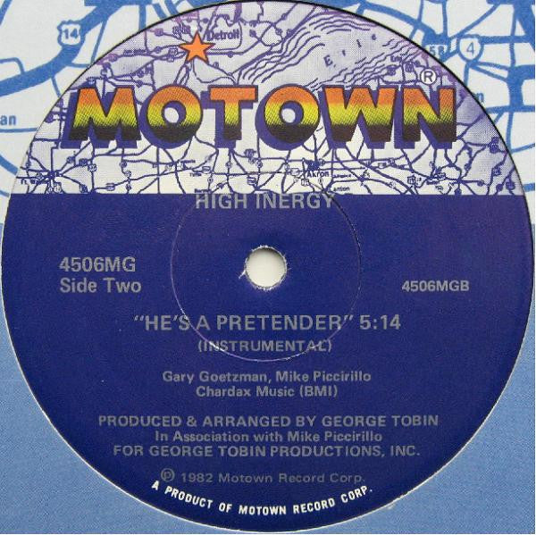 High Inergy - He's A Pretender (12", Single)