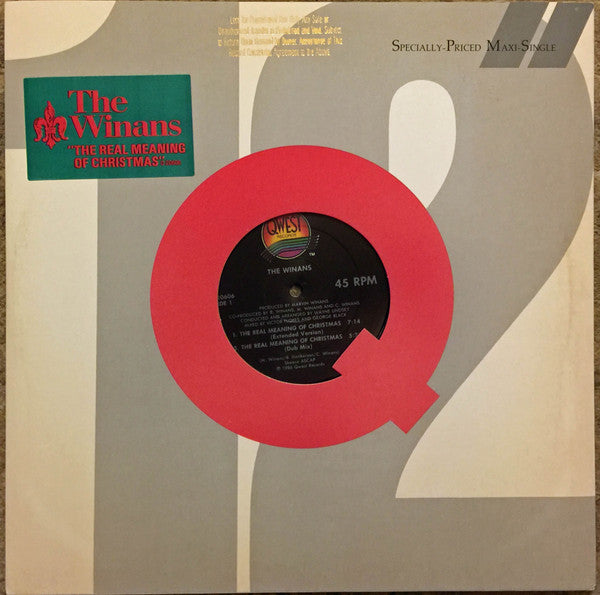 The Winans - The Real Meaning Of Christmas (12")