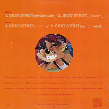 MC Skat Kat And The Stray Mob : Skat Strut (12", Promo)