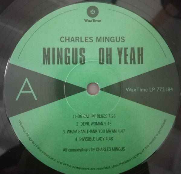 Charles Mingus - Oh Yeah (LP, Album, RE)