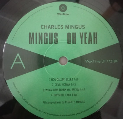 Charles Mingus - Oh Yeah (LP, Album, RE)