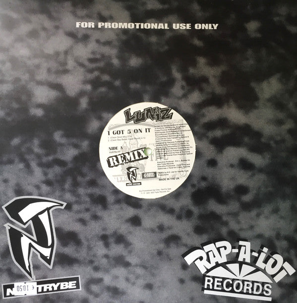 Luniz : I Got 5 On It (Remix) (12", Promo, Gre)