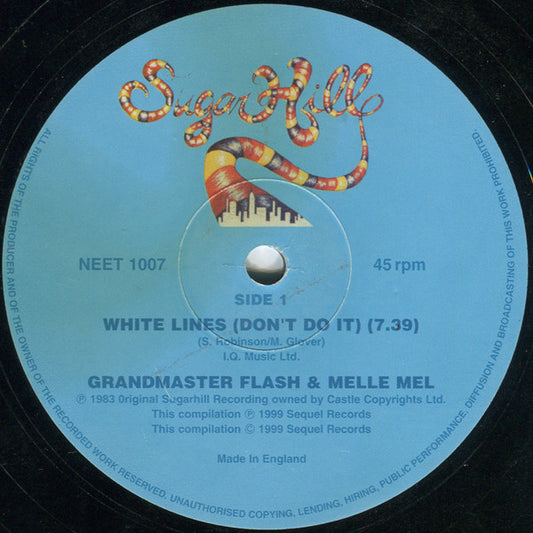 Grandmaster Flash & Melle Mel / Grandmaster Flash & The Furious Five - White Lines / Scorpio (12")