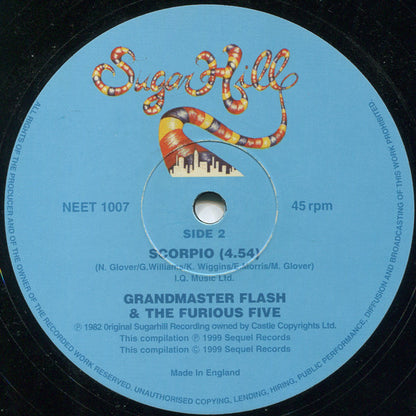 Grandmaster Flash & Melle Mel / Grandmaster Flash & The Furious Five - White Lines / Scorpio (12")