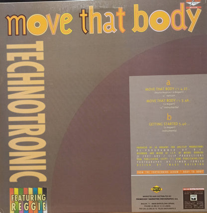 Technotronic Featuring Reggie : Move That Body (12", Maxi)