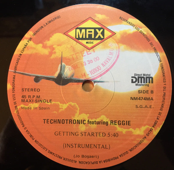 Technotronic Featuring Reggie : Move That Body (12", Maxi)