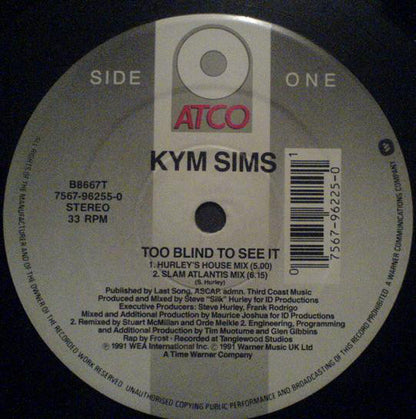 Kym Sims - Too Blind To See It (12", Single)
