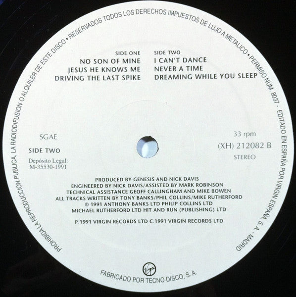 Genesis - We Can't Dance (2xLP, Album)