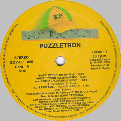 Various : Puzzletron (2xLP, Comp, P/Mixed)