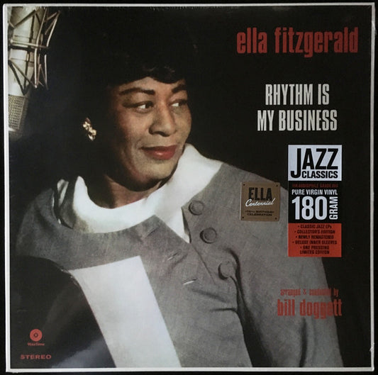 Ella Fitzgerald : Rhythm Is My Business (LP, Album, Ltd, RE, RM, 180)