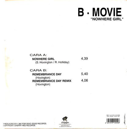 B•Movie* - Nowhere Girl (12", RE)