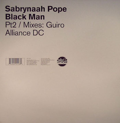 Sabrynaah Pope - Black Man Pt 2 (12")