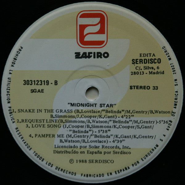 Midnight Star - Midnight Star (LP, Album)