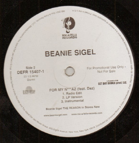 Beanie Sigel - Think It's A Game (12", Promo)