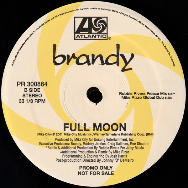 Brandy (2) : Full Moon (2x12", Single, Promo)