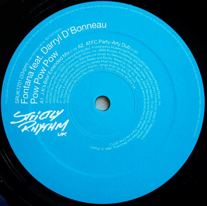 Fontana* Feat. Darryl D'Bonneau : Pow Pow Pow (12")