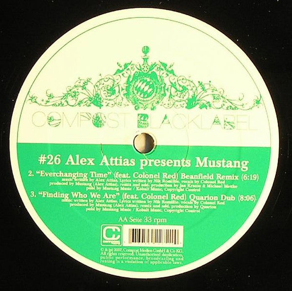 Alex Attias Presents Mustang - Let The Rhythm Get In (12")
