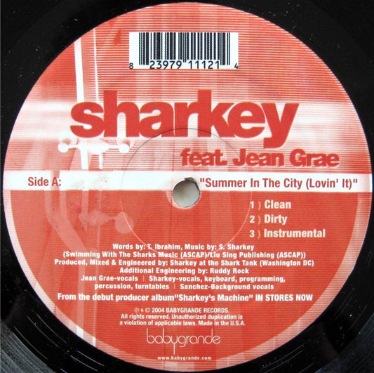 Sharkey (2) : Summer In The City (Lovin' It) (12")