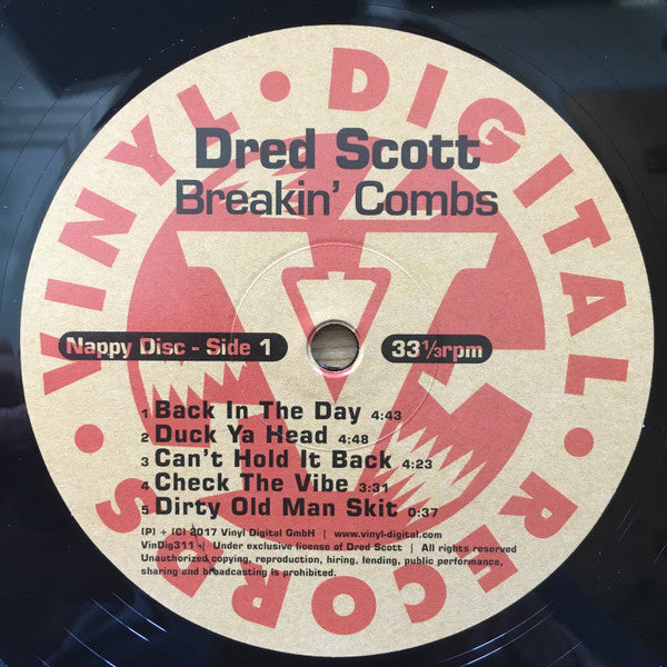 Dred Scott : Breakin' Combs (2xLP, Album, RE)