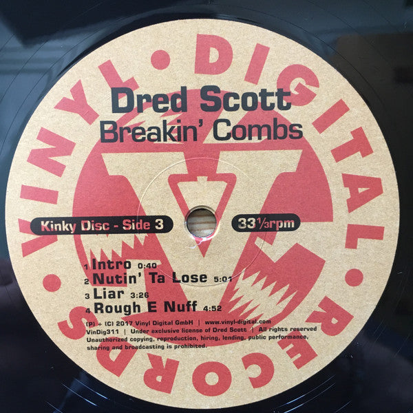 Dred Scott : Breakin' Combs (2xLP, Album, RE)