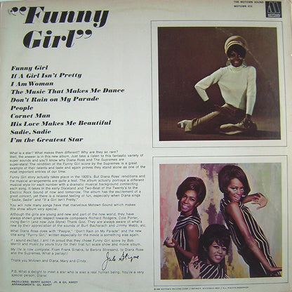 Diana Ross & The Supremes* - Sing And Perform "Funny Girl" (LP, Album, Gat)