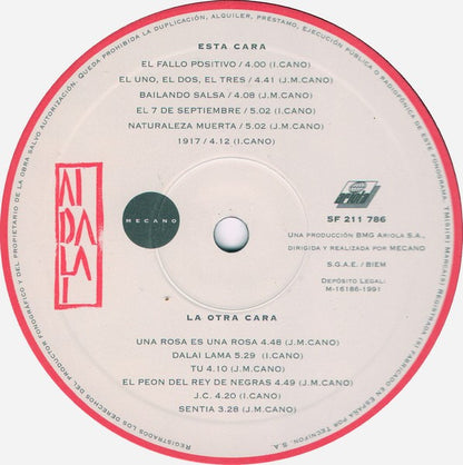 Mecano - Aidalai (LP, Album)
