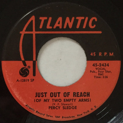 Percy Sledge : Just Out Of Reach (Of My Two Empty Arms) / Hard To Believe (7", Single, SP )