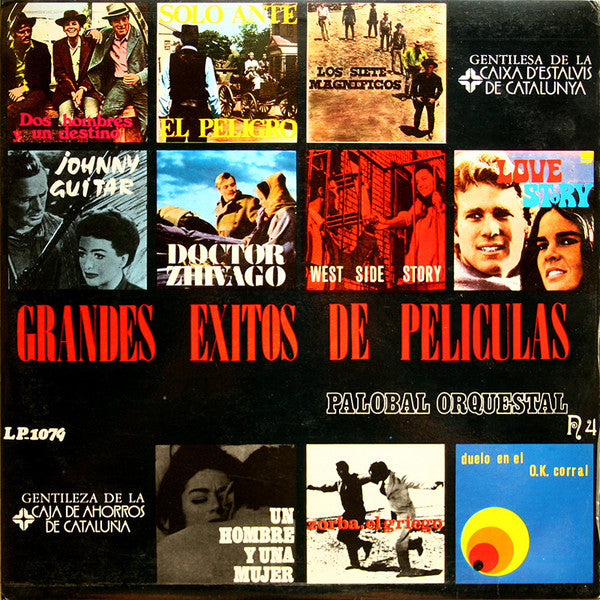 The Film Studio Orchestra : Grandes Éxitos de Películas (LP, Album, S/Edition)