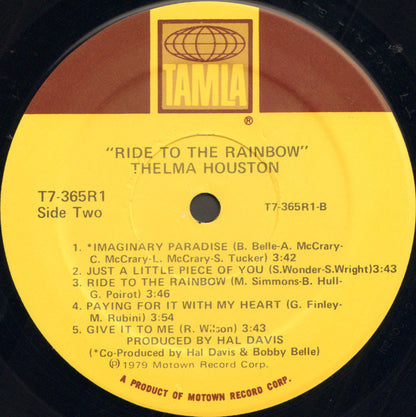 Thelma Houston : Ride To The Rainbow (LP, Album)