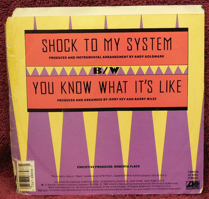 Roberta Flack : Shock To My System (7", Single)