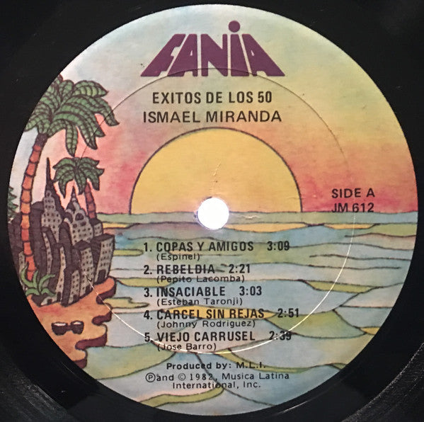 Ismael Miranda - Exitos De Los 50 (LP, Album)